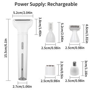 Afeitadora eléctrica multifuncional cinco en uno <span class=keywords><strong>para</strong></span> mujer, nueva maquinilla de <span class=keywords><strong>afeitar</strong></span> privada <span class=keywords><strong>para</strong></span> axilas corporales transfronteriza <span class=keywords><strong>para</strong></span> uso doméstico - Product Image 2