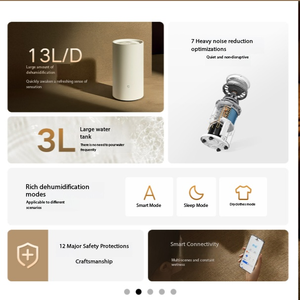 Déshumidificateur intelligent Mi 13L, compagnon idéal pour la maison et le bureau - Product Image 2