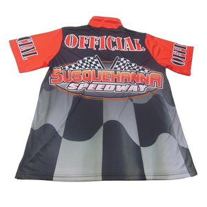 Chemise de course sublimée personnalisée avec logos illimités - Product Image 2