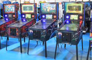 Gia đình sử dụng 4K 49 inch đầy đủ lực lượng thông tin phản hồi tùy chỉnh ảo pinball <span class=keywords><strong>4</strong></span> màn hình với LED <span class=keywords><strong>Arcade</strong></span> Máy 1700 trò chơi với độ rung - Product Image 3