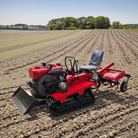 Nouveau tracteur chenillé diesel 25-35 CV, mini-motoculteur agricole à quatre roues et cultivateur de semences