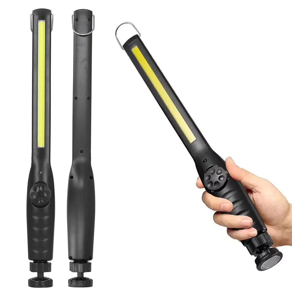 Magnetic LED Work Light Rechargeable 360 Rotating Base Cordless Mechanic Light for Under Hood and Garage