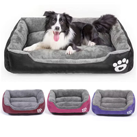 Tapis chauffant complet pour chats Panier de maison à motif solide Coussin pour chat Velours Maison Cave Nid Sac de couchage pour animaux de compagnie Matériau bois
