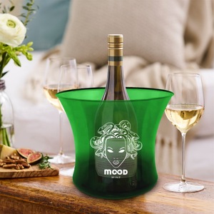 LED Luminous Tropical Floral Design 12L Portable Waterproof Party Ice <b>Bucket</b> with Custom Logo & Color Plastic - Product Image 3