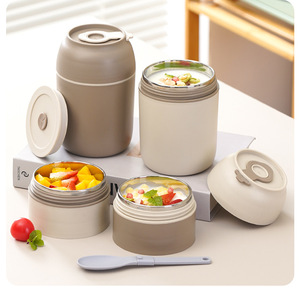 Hot bán cách điện chân không thực phẩm Jar Cháo súp thực phẩm nhiệt container cup thép không gỉ Hộp Ăn Trưa - Product Image 5
