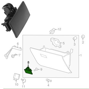 Toolbox Handle For Ford F150 F250 Bl3z 1506072 Ae Clamp <b>Abs</b> Material - Product Image 4