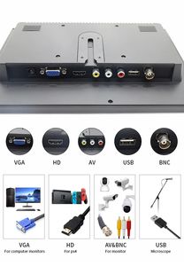 Vente en gros d'usine, TV intelligente 10 pouces avec entrée AV VGA USB HD pour bus, camion, <span class=keywords><strong>camping</strong></span>-<span class=keywords><strong>car</strong></span>, moniteur <span class=keywords><strong>de</strong></span> caméra <span class=keywords><strong>de</strong></span> recul pour véhicule robuste - Product Image 6