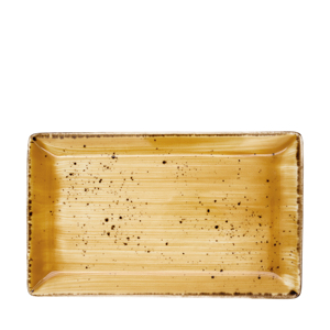 Vassoio da portata a spirale rustico giallo 27x16 cm FOUNTAIN - Product Image 1