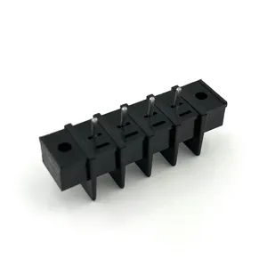 factory price7.62MM screw fence type PCB terminal block with earsEuropean Style Terminal Blocks
