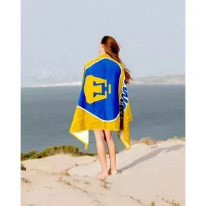 Serviette de plage officielle du club de football UNAM Hilasal Pumas, 100% coton, 147x74 cm, design sportif, fabriquée au Mexique - Product Image 3