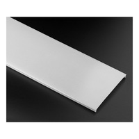 Forme carrée grande taille surface suspendue sol mur plafond montage aluminium canal LED bande profil 102*70mm