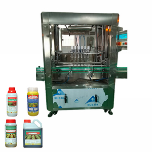 Remplisseur de pompe à engrenages automatique linéaire 2/4/6/8 /12/16 têtes <span class=keywords><strong>Engrais</strong></span> liquide chimique 100-5000 ml Machine de remplissage de bouteilles pour animaux de compagnie - Product Image 1