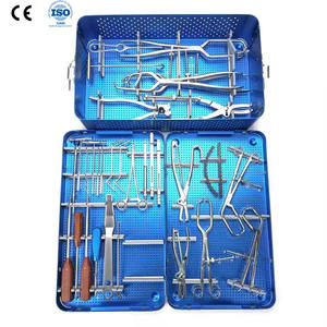 Ensemble d'instruments pour plaque de reconstruction pelvienne en acier inoxydable avec source d'alimentation manuelle pour chirurgie pelvienne - Product Image 1