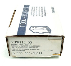 PLC SIMATIC S5 Analog Input 6ES5 <strong>464</strong>-8MC11 | E:02 | 6ES5464-8MC11 Warranty Product - Product Image 1