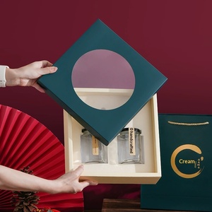 Boîte cadeau de luxe en verre pour poires avec couvercle, emballage personnalisé en gros pour poires d'automne de qualité supérieure - Product Image 1