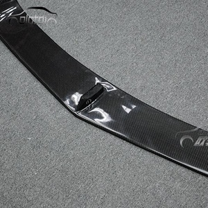 Alerón Inferior de Fibra de Carbono Estilo V, Divisor de Parachoques Delantero para Mercedes Benz W204 C63, Kit de Carrocería - Product Image 5