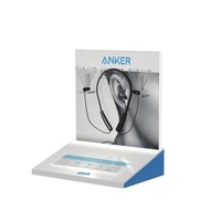 Étui de présentation en acrylique pour écouteurs sans fil personnalisés, présentoir de comptoir, présentoir de vente au détail, support de présentation transparent, certifié ROHS
