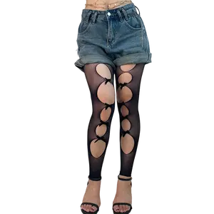 New arrival fashion women girl sexy fishnet bow thigh high stockings jk lolita girl stockings pantyhose