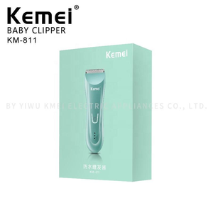 Tondeuse à cheveux électrique silencieuse pour enfants <span class=keywords><strong>Kemei</strong></span> KM-811, lame de coupe de cheveux pour enfants, rechargeable, entièrement lavable, tondeuse pour bébé - Product Image 4