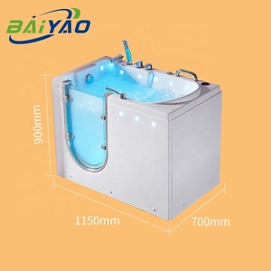 <span class=keywords><strong>Baignoire</strong></span> de Luxe Monoplace avec Douche Intégrée, Jacuzzi en Acrylique, Massage, Écologique, Facile à Installer pour Personnes Âgées et Bébés (Utilisation Spa) - Product Image 3