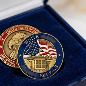 Monedas Conmemorativas Personalizadas de Metal con Diseño de Cruz, Impresas en Letterpress, para el 250 Aniversario Americano, Fabricantes por Encargo - Product Image 1