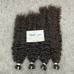 <b>Black</b> Friday Sale 100% Vietnamese Virgin Human <b>Hair</b> <b>Extensions</b> Small Fuzz Curly Weft Flash Sale Ready to Ship - Product Image 6