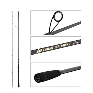 صنارة صيد جديدة من ألياف الكربون فائقة الخفة ، محمولة للسفر في المياه العذبة مع مقبض إيفا - Product Image 1