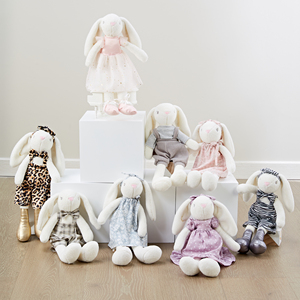 Peluche Lapin Mignon de Haute Qualité pour Enfants, Jouet en Peluche Lapin pour Filles, Lapin aux Longues Oreilles, Décoration de Pâques - Product Image 2