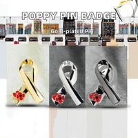Ruban rose pour la sensibilisation au cancer du sein, 30 mm, pour badge en métal argenté/plaqué or gravé, broche avec impression décalée