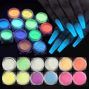Neon Glow in the Dark Powder Factory Ventes directes pour les cosmétiques Nail Art Face Painting Factory Luminous for Nail Resin Art - Product Image 4