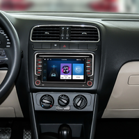 Radio con GPS de 7 Pulgadas para VW Golf, Polo, Beetle, Amarok, Touran, Passat, con Carplay Inalámbrico, Android Auto y Unidad Principal Android