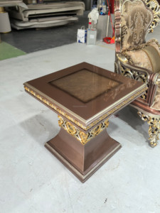 Châu âu cổ tay chạm khắc gỗ <span class=keywords><strong>sofa</strong></span> <span class=keywords><strong>sofa</strong></span> sang trọng Bộ đồ nội thất đi VĂNG PHÒNG KHÁCH 3 mảnh vải phòng chờ Ghế <span class=keywords><strong>sofa</strong></span> cho không gian nhỏ - Product Image 6