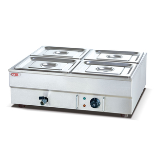 Electric Stainless Steel <strong>Bain</strong> <strong>Marie</strong> <strong>Food</strong> <strong>Warmer</strong> Display for Restaurant Catering Kitchen Buffet Restaurant Equipment Keeps <strong>Food</strong> - Product Image 1