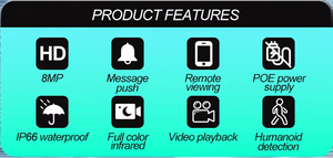 Système réseau de <span class=keywords><strong>vidéosurveillance</strong></span> 4CH 8CH 5MP/8MP POE NVR <span class=keywords><strong>KIT</strong></span> H.265 4K système de caméra de <span class=keywords><strong>vidéosurveillance</strong></span> à domicile POE ensemble de caméra IP de sécurité - Product Image 3