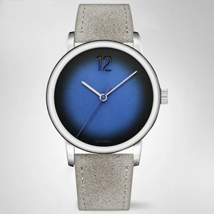 Montre de plongée automatique mécanique pour homme Pierre Paulin Salmon Dial Business Series Sapphire, en acier inoxydable, étanche, avec bracelet en cuir - Product Image 1