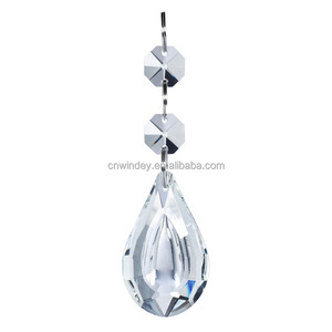 Colgante de punta de gota de cristal para decoración de boda, Material de diamante, cuentas de costura de piedra Natural transparente para vestidos - Product Image 3