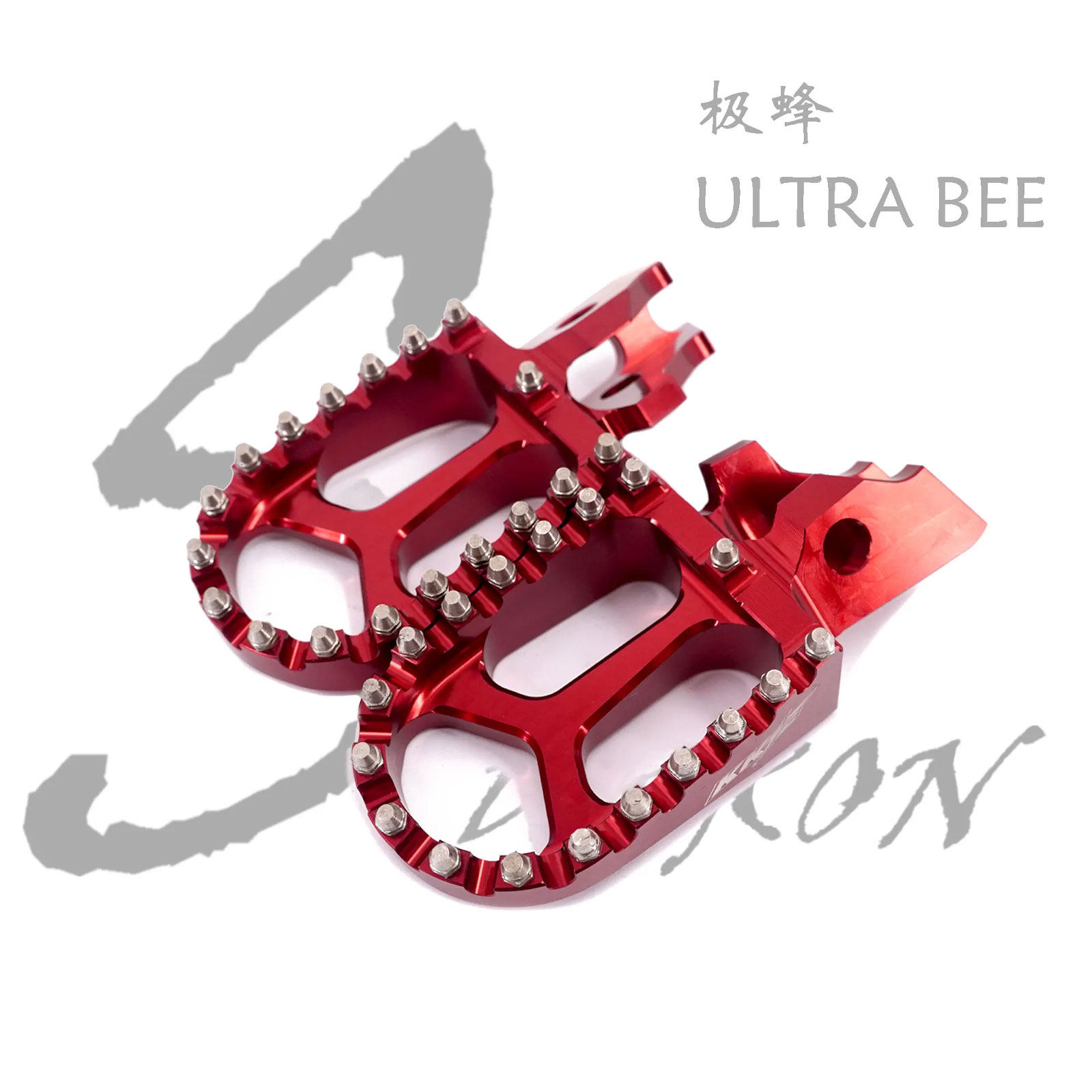 Pédale Kke Extreme Bee rouge