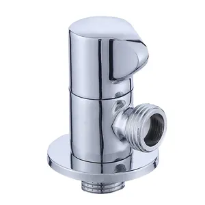 New fashion wall mounted zinc bathroom angle valve