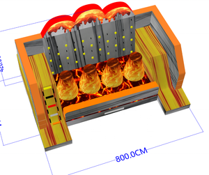 Structures gonflables commerciales : Mur d'escalade, Jungle Lava Wipeout, Jeux de <span class=keywords><strong>trampoline</strong></span>, <span class=keywords><strong>Jeu</strong></span> interactif de blocage à quatre balles pour fêtes - Product Image 1
