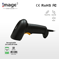 Escáner de Códigos de Barras 2D HC-700 con Interfaz USB en Stock para Tiendas, Bibliotecas, Farmacias, Uso Manual