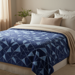 Couverture King Size Spring Pachon 220 cm, motif géométrique, design moderne, literie pour toutes les saisons, matière polyester - Product Image 2