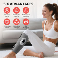 Appareil de massage des jambes et des bras à compression d'air électrique automatique rechargeable sans fil OEM ODM