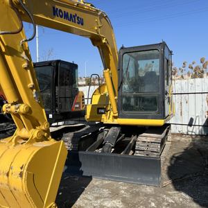 Excavatrice d'occasion Komatsu PC70 PC70-8 PC 75 75-2 75-3 d'origine japonaise, mini-excavatrice sur chenilles d'occasion pour travaux de terrassement - Product Image 1