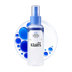 [Dear, Klairs] Brume bi-phase apaisante EGF bleue pour le visage et le corps 100ml pour un effet rafraîchissant instantané et une hydratation légère - Product Image 1
