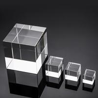 Bloc de verre K9 transparent de 40 mm vierge pour machine de gravure laser UV Xtool, vente en gros