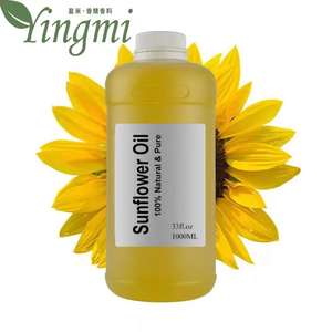 Profumo dolce e fresco 1KG olio di semi di girasole non raffinato olio essenziale per viso e cuoio capelluto nutriente e ringiovanente - Product Image 1