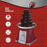 Fontaine à chocolat électrique miniature à 3 niveaux, machine à fondue aux fruits DIY pour fêtes, mariages et réunions à domicile