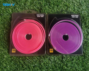 12V 24V không thấm nước SMD2835 PVC neon ánh sáng đa-màu LED với điều khiển bằng giọng nói cho thanh trang trí - Product Image 1