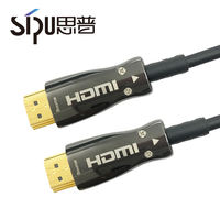 Sipu 2026 Glasfaserkabel für 2.1 Kabel Vergoldeter Stecker-Stecker 4K 8K Folienabschirmung PVC-Ummantelung 10m-300m DVD-Player Computer Kamera