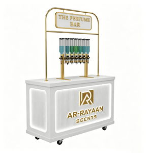 Présentoir de Luxe pour Parfums – Chariot Métallique Démontable pour Kiosque Commercial - Product Image 3